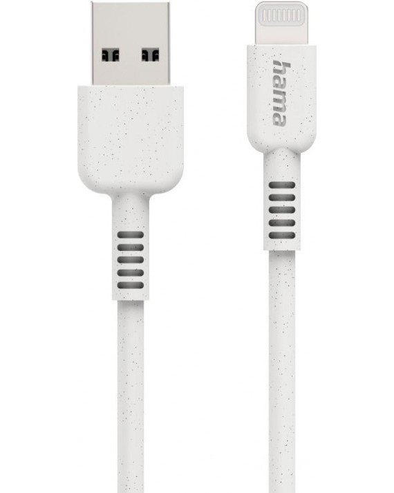 Кабел USB-A male към Lightning male Hama Eco Кабел USB-A male към Lightning male Hama Eco - 1 m -