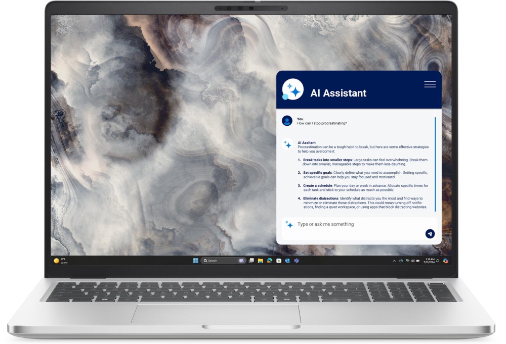 ������ Dell Pro 16 Plus PB16250 - Intel Core 5 220U 3.8 GHz, 16" IPS 1920 x 1200, 60 Hz, 16 GB RAM DDR5, 512 GB SSD, Windows 11 Pro - 