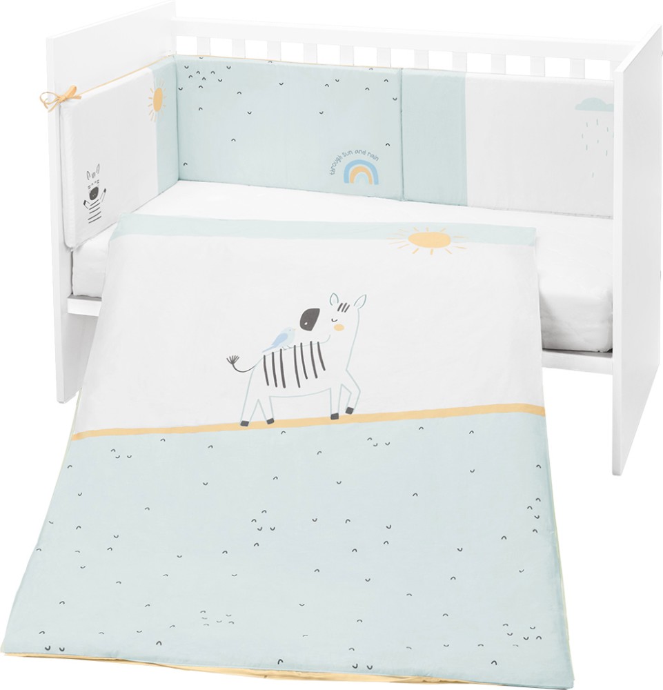 ������� ������ �������� 3 ����� � ��������� Kikka Boo EU Style - �� ����� 70 x 140 cm, �� ���������� Stripy Friends - �������