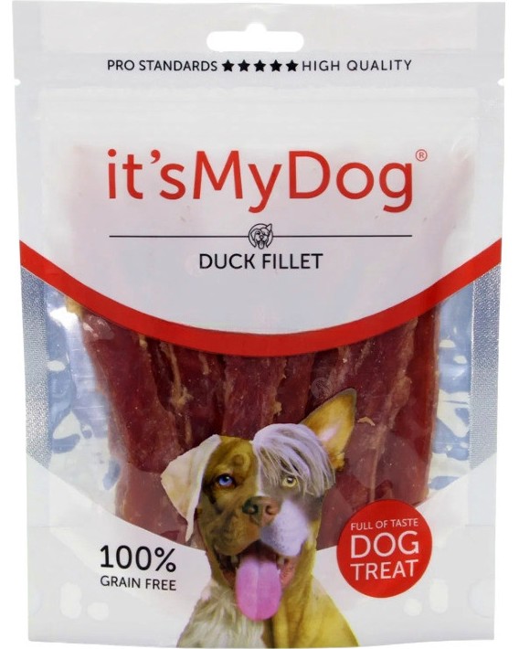 Лакомства за кучета its My Dog Fillet Лакомства за кучета its My Dog Fillet - 85 g, с патешко - храна