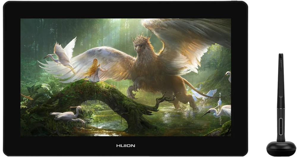�������� ������� ������ Huion Kamvas Pro 16 - 15.6" 4K (3840 x 2160), 5080 lpi, 34.56 x 19.44 cm - 