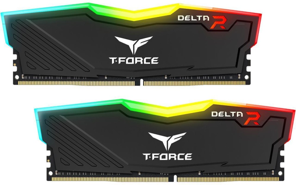 RAM ����� Team Group T-Force Delta RGB TF3D416G3200HC16FDC01 - 16 GB (2 x 8 GB), DDR4, 3200 MHz, CL16, Dual Channel - 