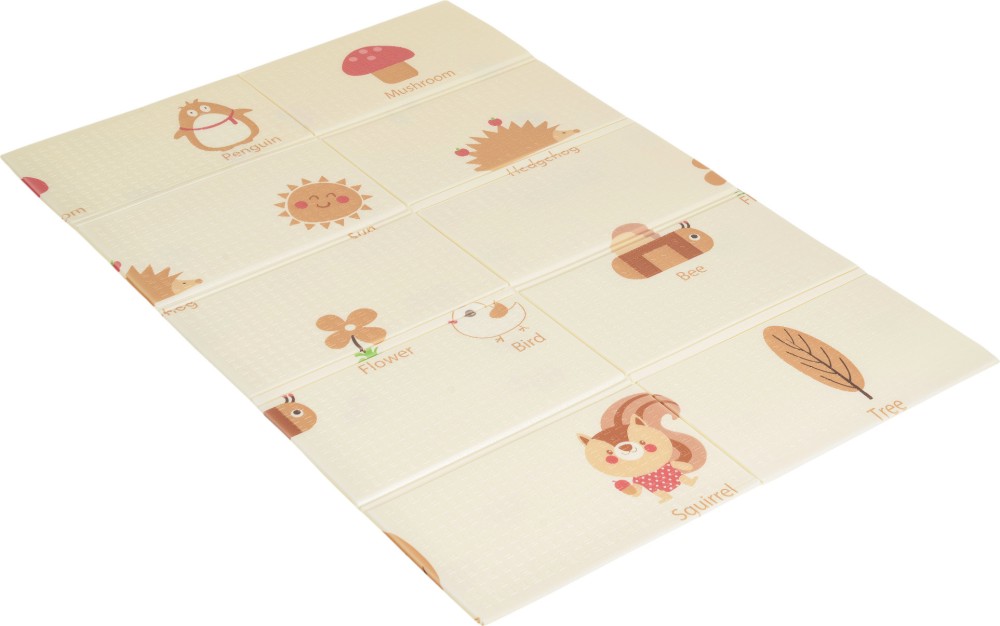 Двулицево сгъваемо килимче за игра Moni Holiday Двулицево сгъваемо килимче за игра Moni Holiday - 120 / 180 / 1 cm, с чанта за съхранение - продукт