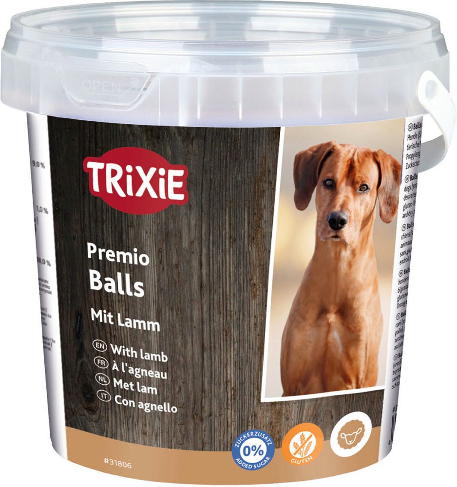 Тренировъчни лакомства за кучета Trixie Trainer Snack Balls Тренировъчни лакомства за кучета Trixie Trainer Snack Balls - 500 g, с агнешко, от серията Premio - храна