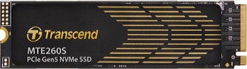 SSD памет Transcend 260S PCIe 5.0 x4 NVMe 2.0 SSD памет Transcend 260S PCIe 5.0 x4 NVMe 2.0 - 1 TB, четене 14000 MB/s, запис 9800 MB/s, 3D NAND -