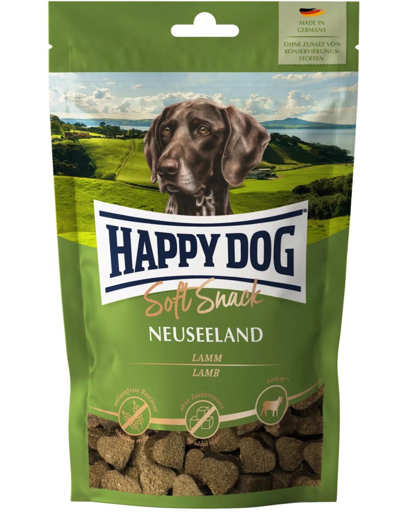 ��������� �� ������ � ������������ ������������ Happy Dog New Zealand - 100 g, � �������, �� ������� Soft Snack - �����