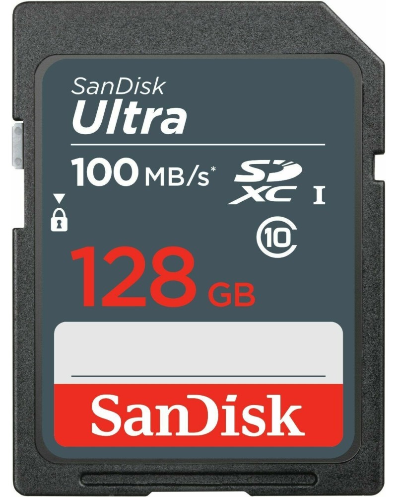 SDXC карта памет 128 GB SanDisk SDXC карта памет 128 GB SanDisk - Class 10, U1 от серията Ultra -