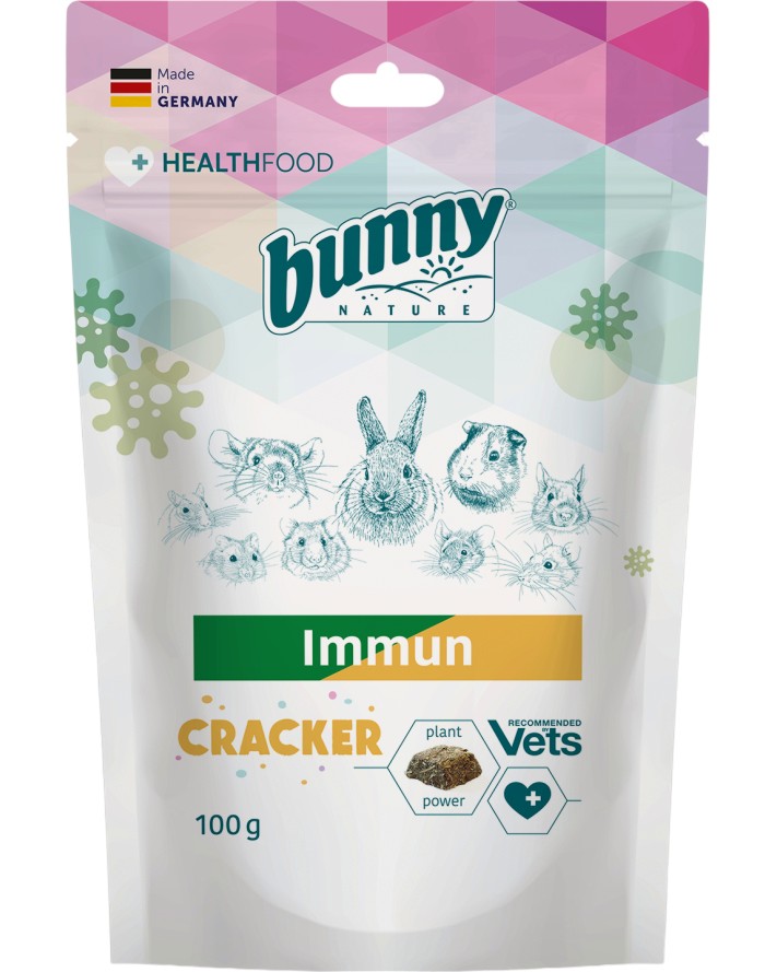   ,         bunny Nature Immun Cracker - 100 g,   HealthFood - 