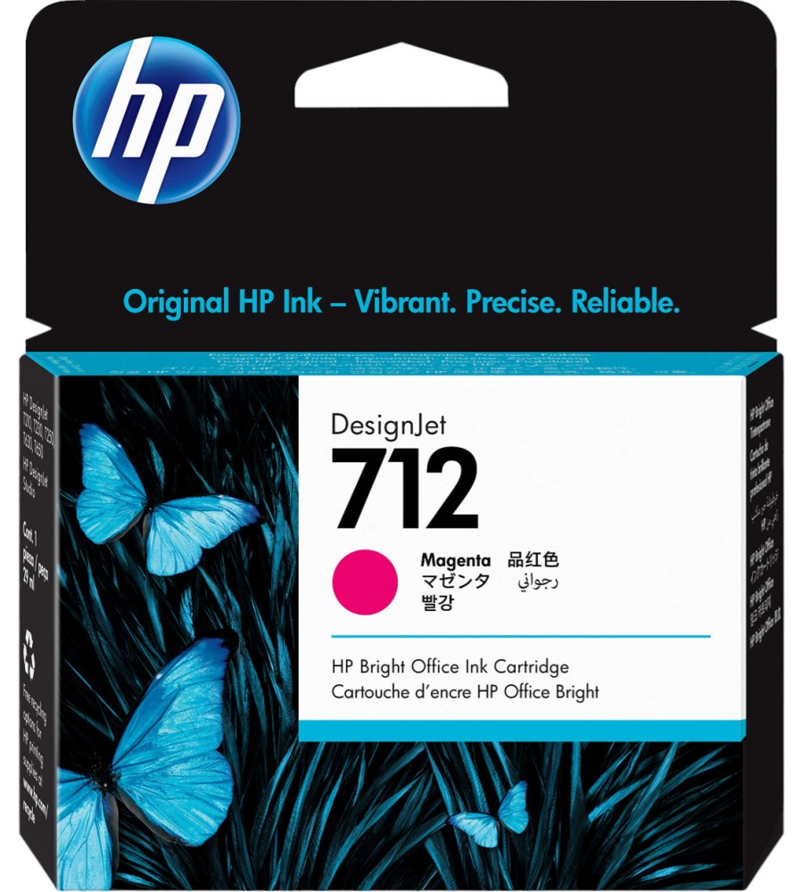 ������ � ������� �� ������� HP 712 Magenta - 29 ml - 