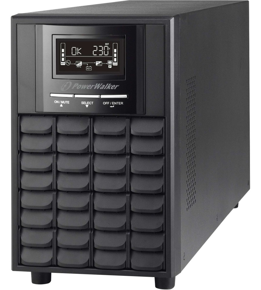 ������������� �������������� ���������� PowerWalker VI 3000 CW - 3000 VA, 2100 W, 8 x IEC C13, 4 x 12 V / 9 Ah, USB, RS232, Line-interactive - 