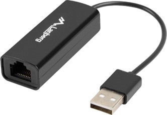 USB-A male  RJ45 female Lanberg -   15 cm - 