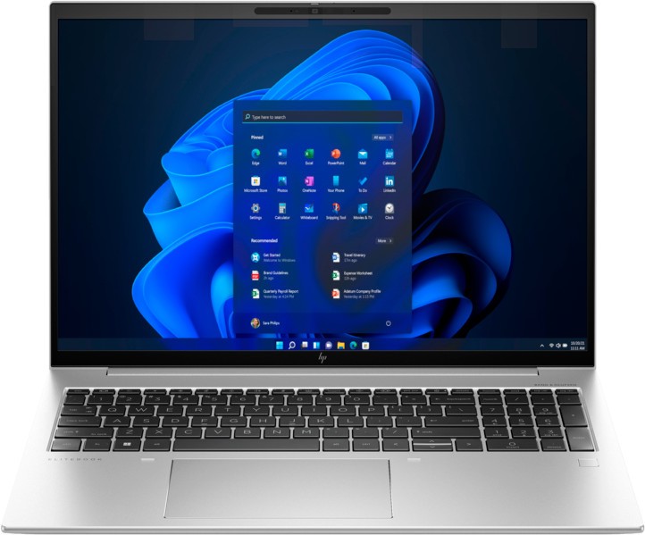  HP EliteBook 860 G10 - Intel Core i7-1355U 3.7 GHz, 16" IPS 2880 x 1800, 120 Hz, 32 GB RAM DDR5, 1 TB SSD, Windows 11 Pro - 