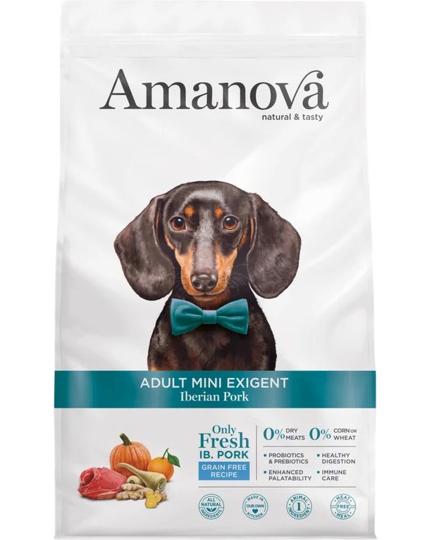 ��������� ���� ����� �� ������ � �������� ������ Amanova Adult Mini Exigent - 0.8 ÷ 7 kg, ��� �������, �� ������ � ����� ������, ��� 10 ������ - �����