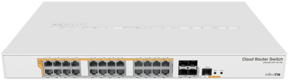  MikroTik CRS328-24P-4S+RM - 24 , 10 Gbps - 