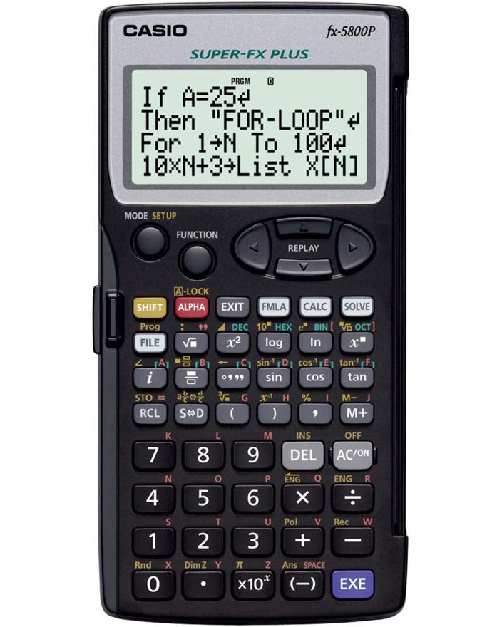   12  Casio FX 5800P -   - 