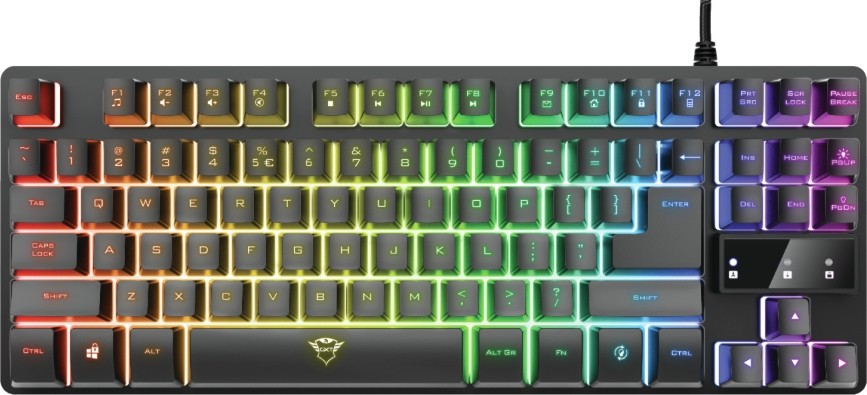   TRUST GXT 833 Thado - 80%,  USB-A , LED  - 