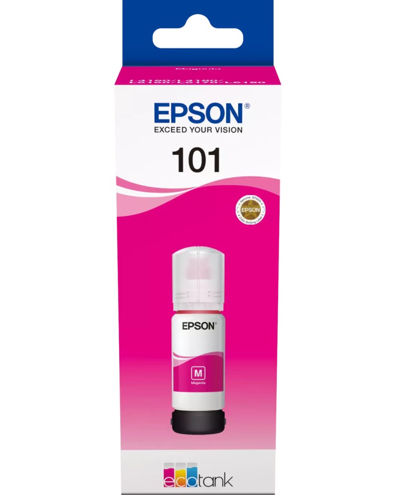 ������� �� ������� Epson 101 EcoTank Magenta - 6000 �������� - 