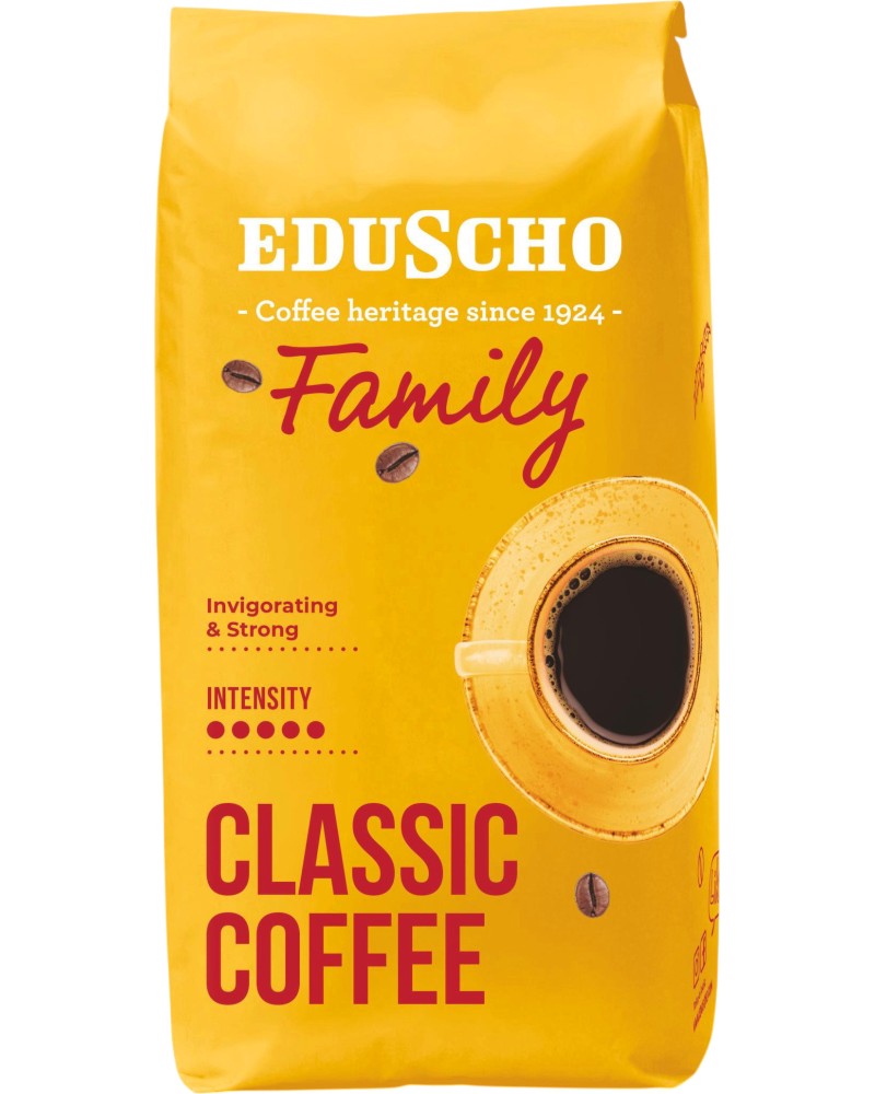 Кафе на зърна EDUSCHO Family Кафе на зърна EDUSCHO Family - 1 kg - напитка