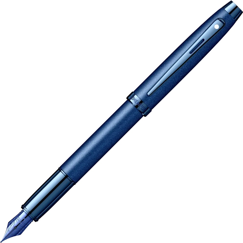 Писалка Sheaffer Satin Blue Писалка Sheaffer Satin Blue - С подаръчна кутия от колекцията 100 -