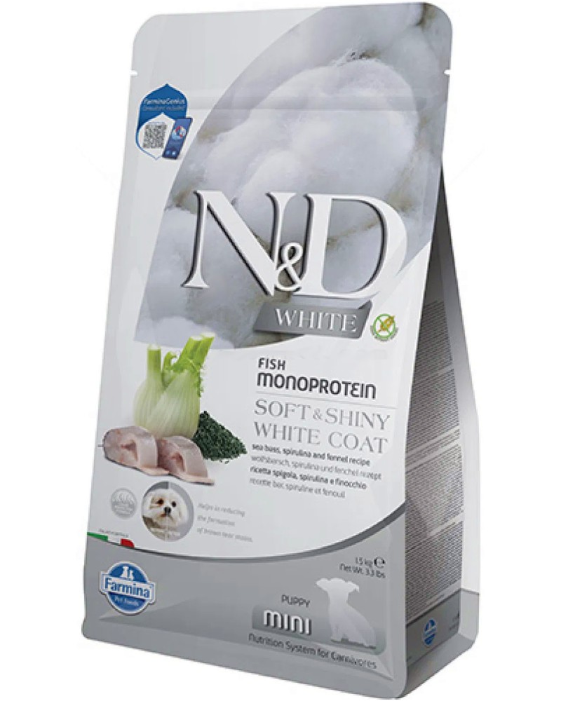        N&D White Puppy Mini - 1.5 kg,  ,   ,   ,  1  - 