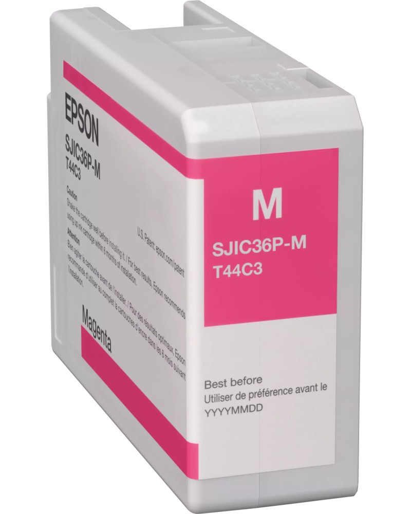 Касета с мастило Epson SJIC36P Magenta Касета с мастило Epson SJIC36P Magenta - 80 ml -