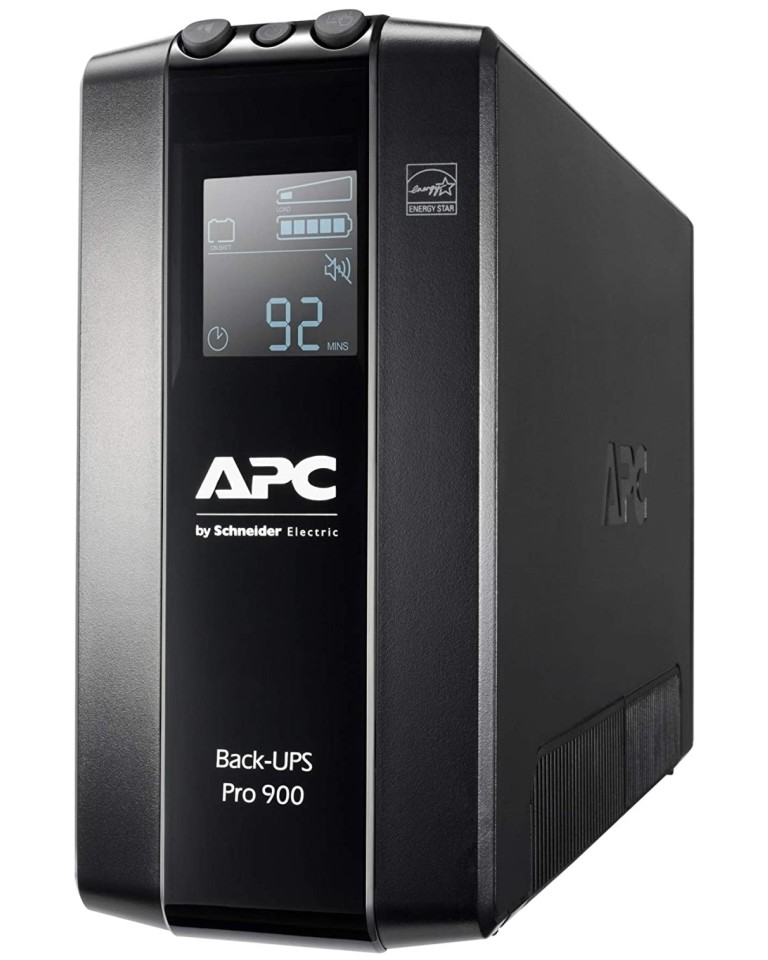 Непрекъсваемо токозахранващо устройство APC Back UPS Pro BR 900 Непрекъсваемо токозахранващо устройство APC Back UPS Pro BR 900 - 900 VA, 540 W, 12 V / 9 Ah, 6x IEC C13 изхода, AVR, LCD дисплей, Line Interactive -
