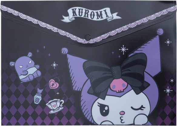 Папка с копче Cool Pack Kuromi Папка с копче Cool Pack Kuromi - За формат A4 на тема Hello Kitty -