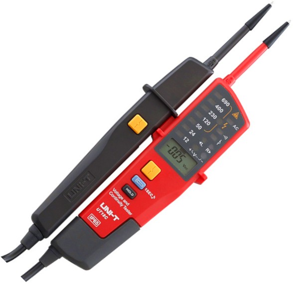 Дигитален тестер за напрежение 12 - 690 V Uni-T UT18C - 