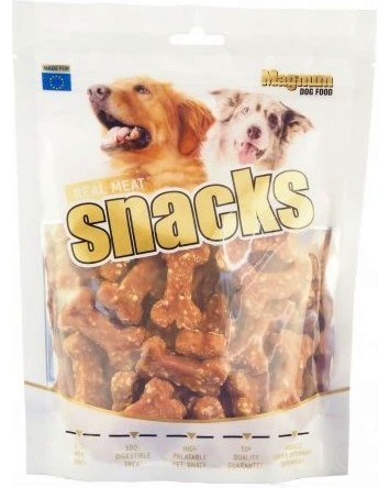 Лакомства за кучета Magnum Real Meat Snacks Лакомства за кучета Magnum Real Meat Snacks - 250 g, с ориз и патешко - храна