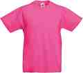   Fruit of the Loom - Fuchsia - 100% ,   Kids Valueweight - 