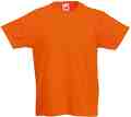 ������ ������� Fruit of the Loom - Orange - 100% �����, �� ���������� Kids Valueweight - 