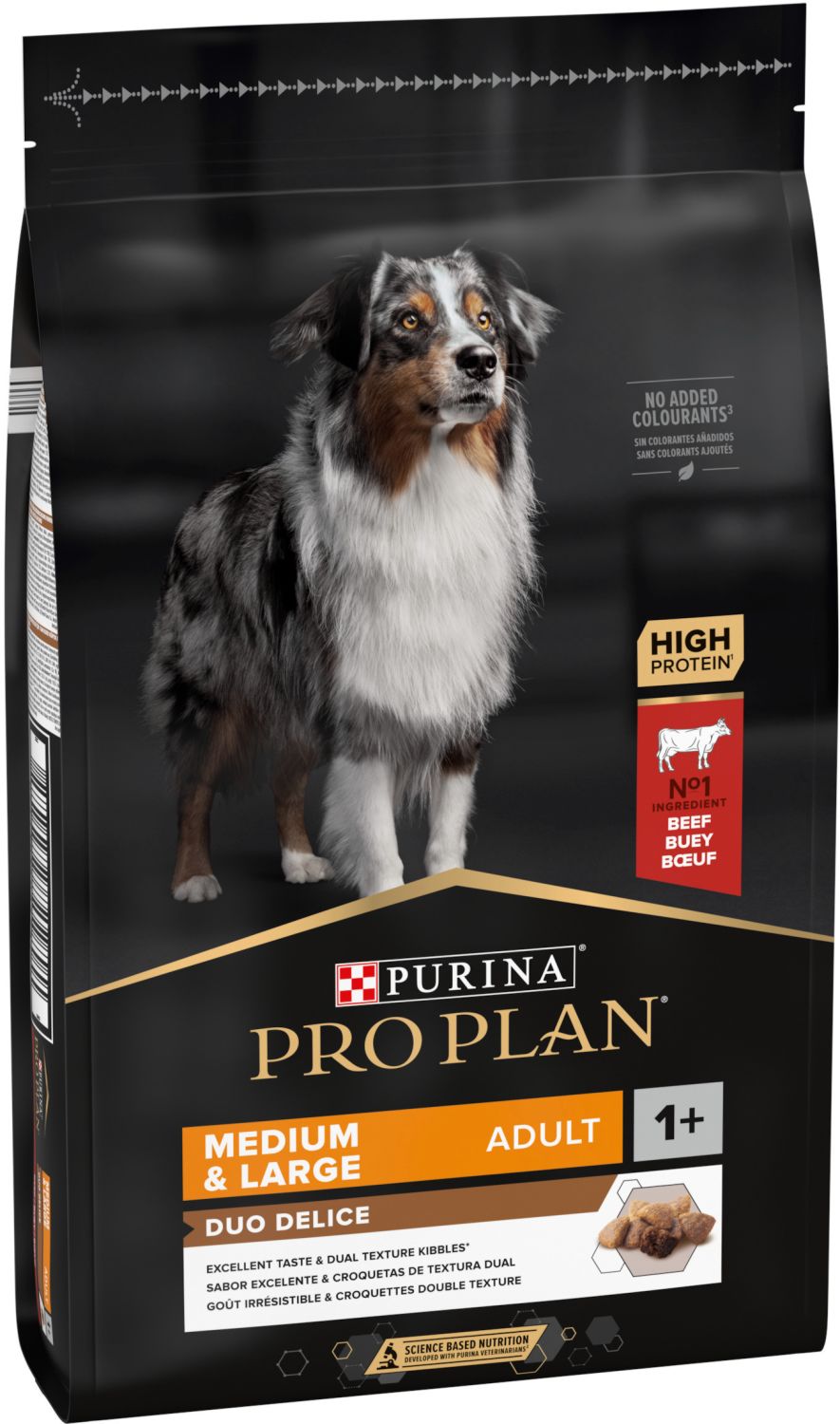 Purina Pro Plan Duo Delice - Суха храна за кучета с говеждо месо - store.bg