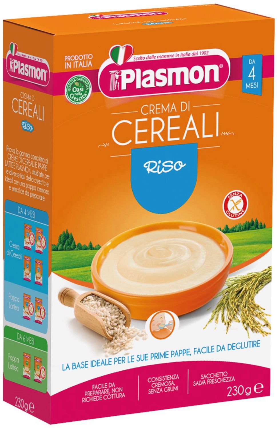 Безмлечна оризова каша Plasmon - store.bg