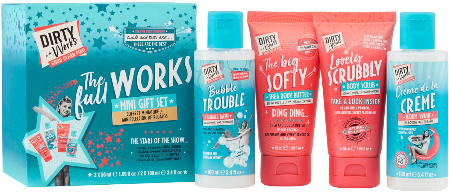 Dirty Works Подаръчен комплект козметика за баня store.bg