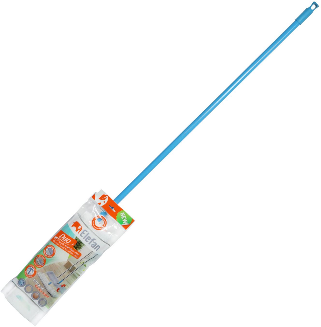 Двустранен плосък моп Elefan Duo Double Sided - store.bg