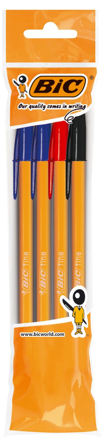 Цветни химикалки BIC Orange Fine - store.bg