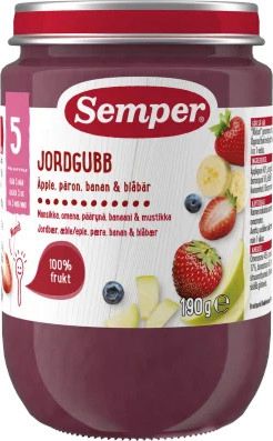Плодово пюре Semper - store.bg