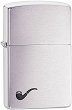 �������������� ������� �� ���� Zippo Pipe Brushed Chrome
