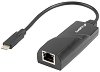  USB-C male  RJ45 female Lanberg -   15 cm - 