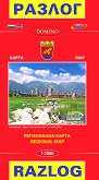   :   Map of Razlog: Regional Map - 