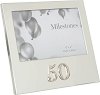 Рамка за снимка за 50-ти рожден ден Widdop Bingham Milestones - 10 x 15 cm, от колекцията Celebrations -