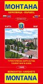   ,    Map of Montana, Berkovitsa and Varshets - 