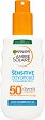Garnier Ambre Solaire Sensitive Advanced Spray SPF 50+ - ������������� ����� ����� �� ������������ ���� �� ������� Ambre Solaire - �������