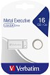 USB 2.0 ���� ����� 16 GB Verbatim Metal Executive - 