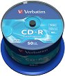 CD-R Verbatim 700 MB - 50 ����� ��� ������� �� ��������� �� 52x - 