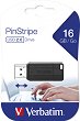 USB 2.0 ���� ����� 16 GB Verbatim PinStripe - 