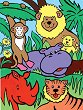 Рисуване по номера Royal & Langnickel - Джунгла - 22 x 30 cm -