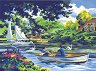 Рисуване по номера Royal & Langnickel - Разходка по реката - 39 x 30 cm -