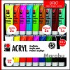 Акрилни бои Marabu Effect - 18 цвята x 36 ml -