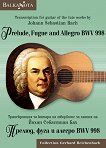 ,    BWV 998 Prelude, Fugue and Allegro BWV 998 - 